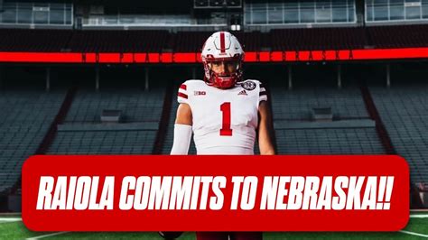 dylan raiola 247|dylan raiola commits to nebraska.